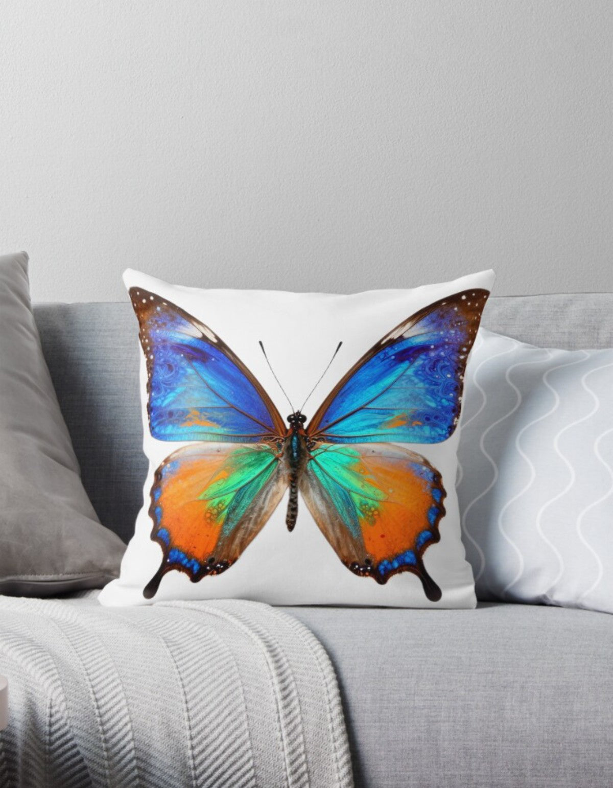 Striking Butterfly Cushion