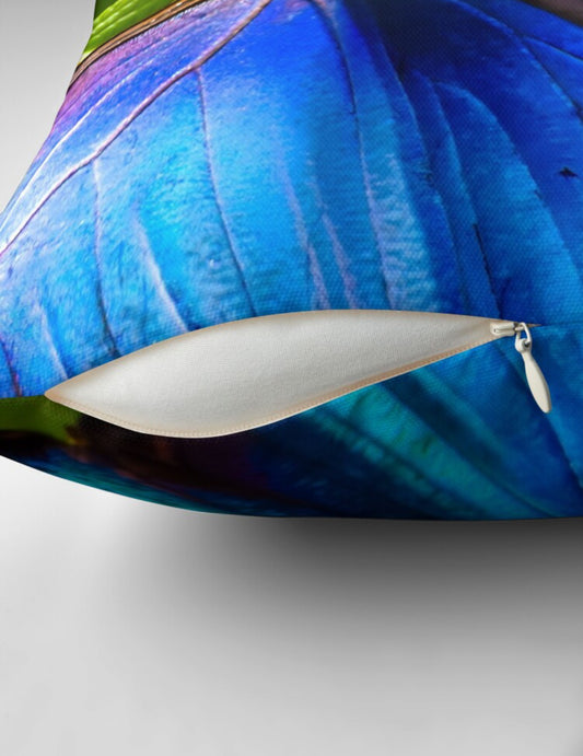 Vibrant Butterfly Cushion