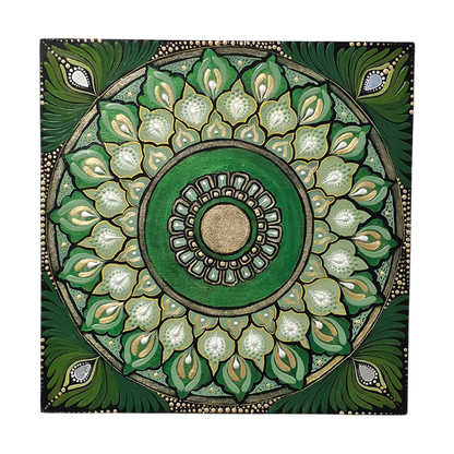 Bespoke Hand Painted Living Mandala