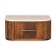 Cloud 9 Floating Bedside Single Drawer - Marble Top