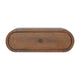 Cloud 9 Floating Bedside Single Drawer - Dark Wood