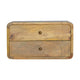 Cloud 9 Floating Bedside 2 Drawer - Light Wood
