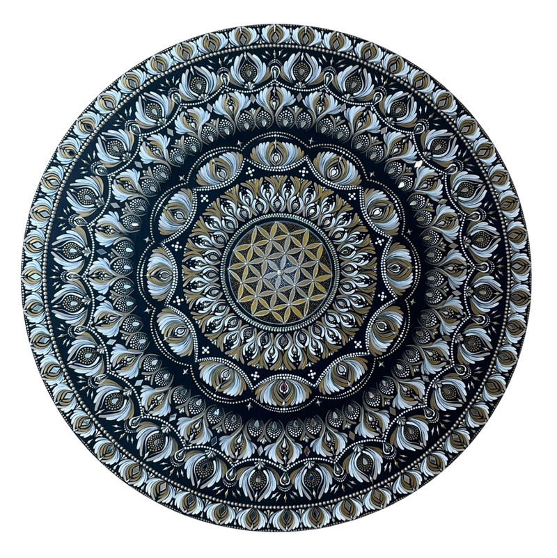 Bespoke Hand Painted Living Mandala