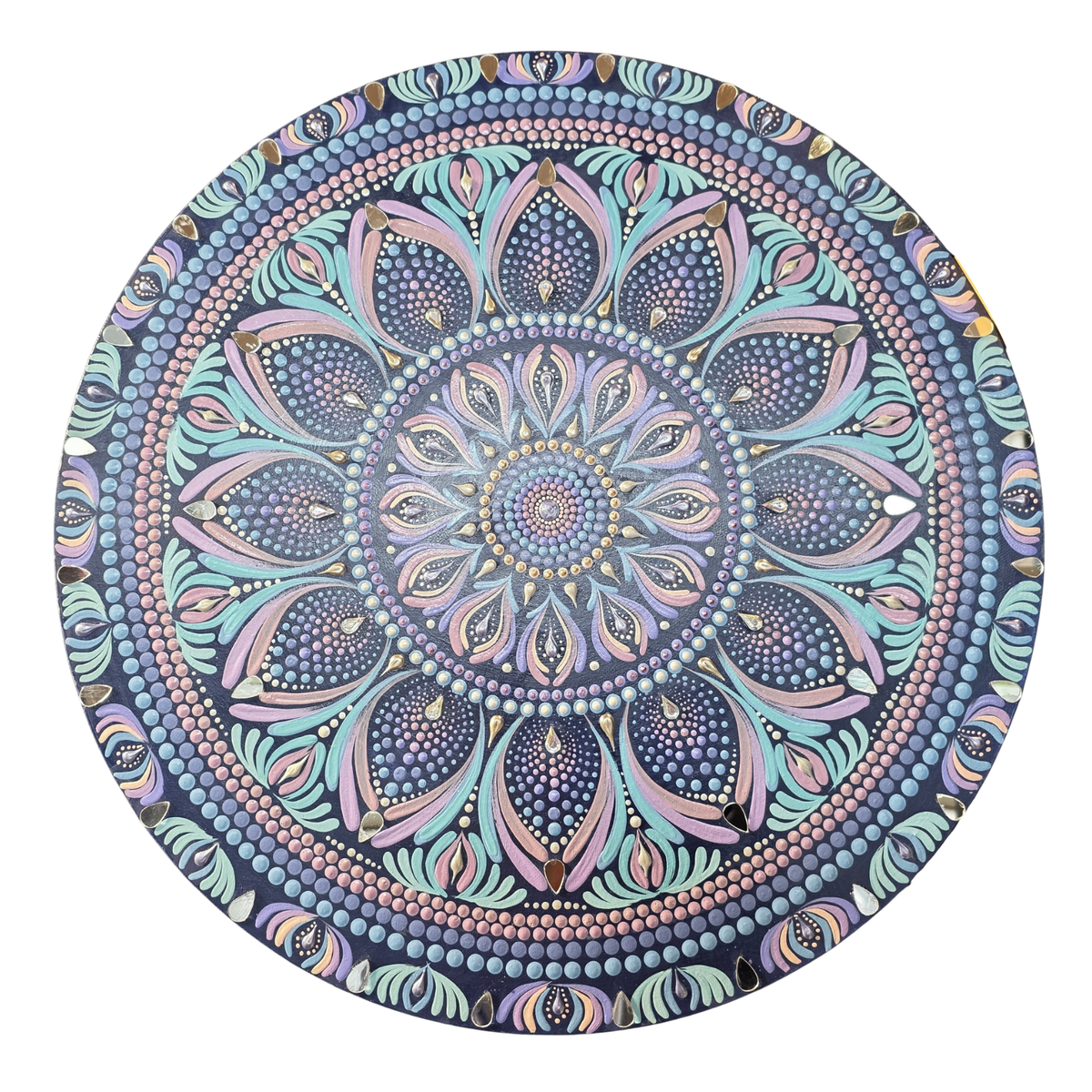 Bespoke Hand Painted Living Mandala