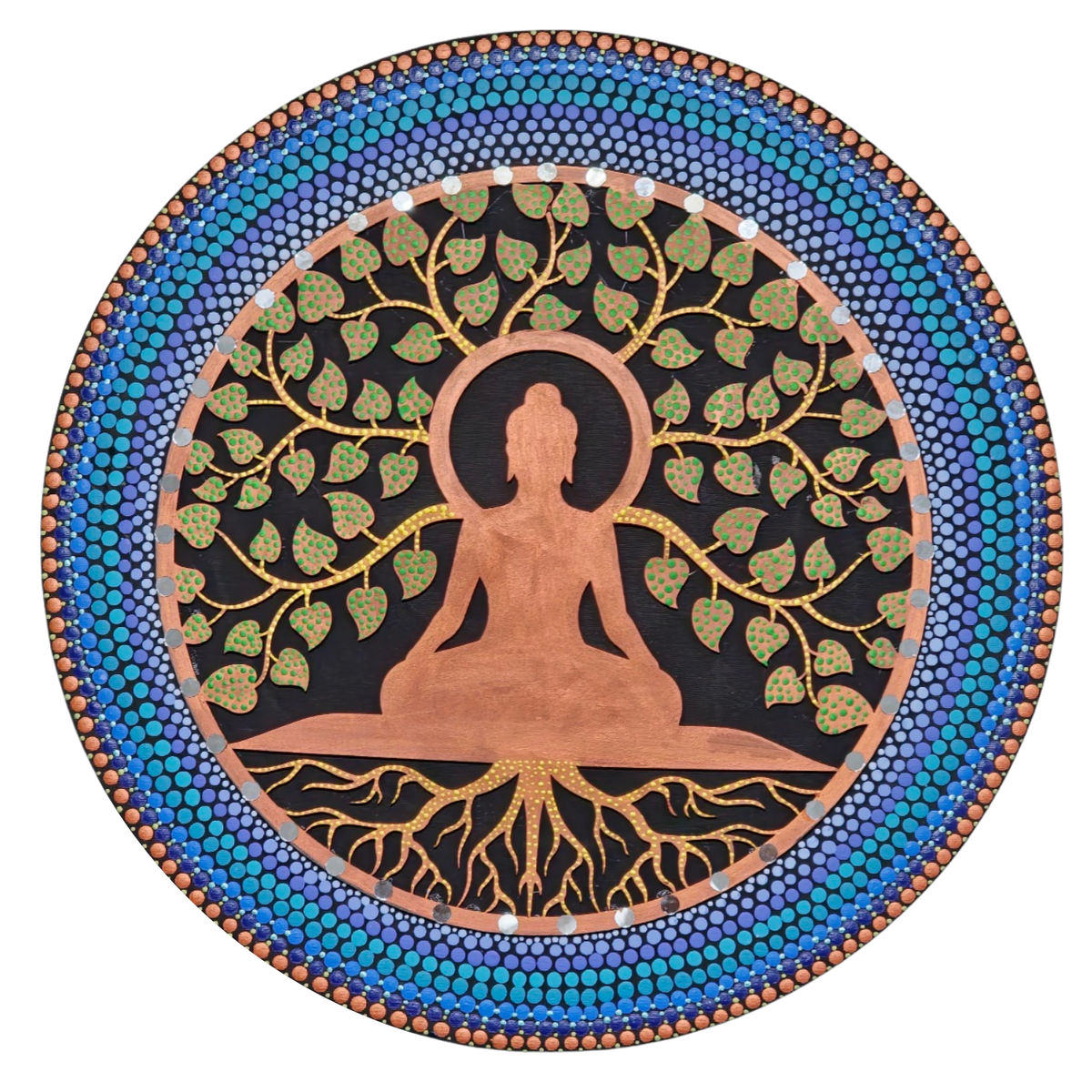 Bespoke Hand Painted Living Mandala