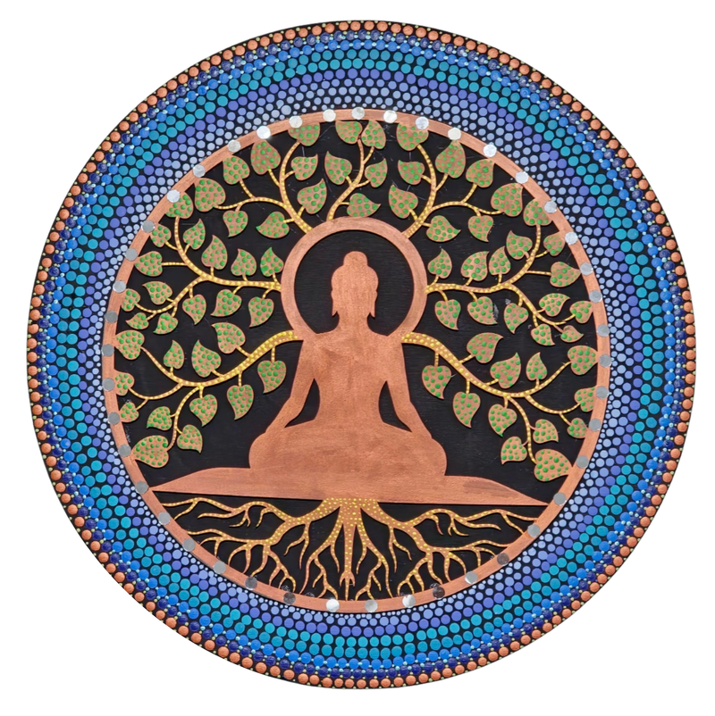 Bespoke Hand Painted Living Mandala