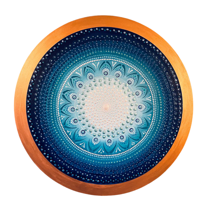 Bespoke Hand Painted Living Mandala