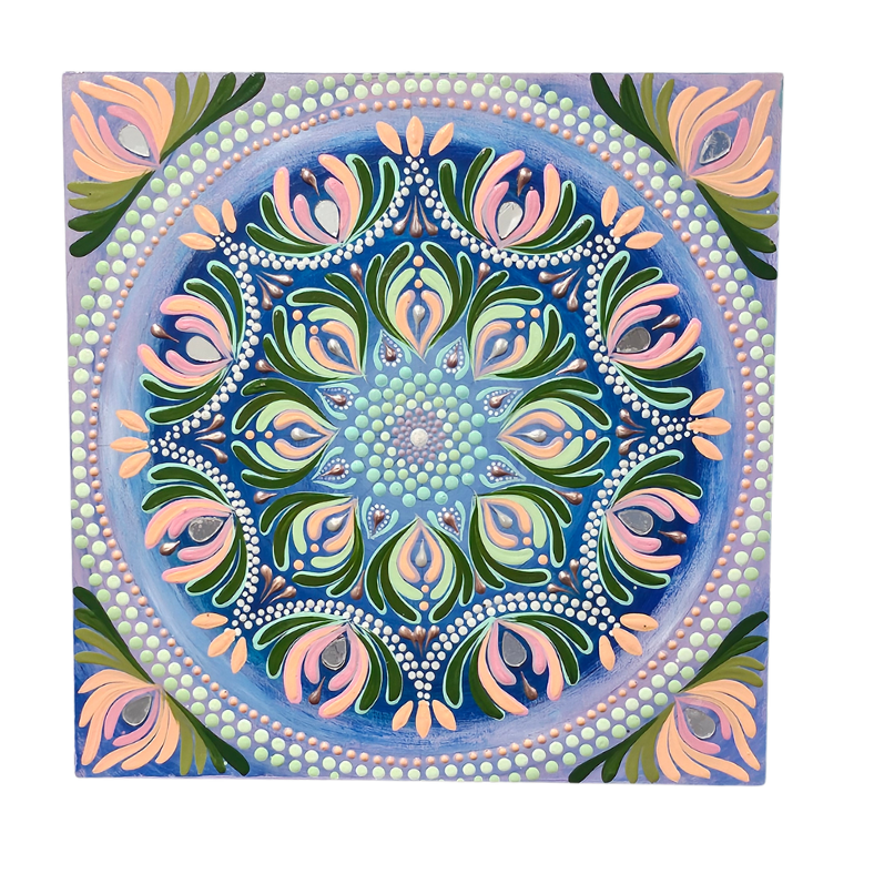 Bespoke Hand Painted Living Mandala
