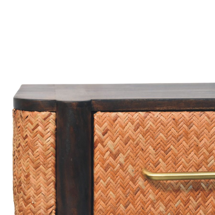 Cloud 9 Floating Bedside Single Drawer - Rattan