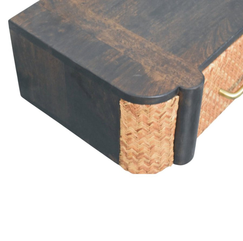 Cloud 9 Floating Bedside Single Drawer - Rattan