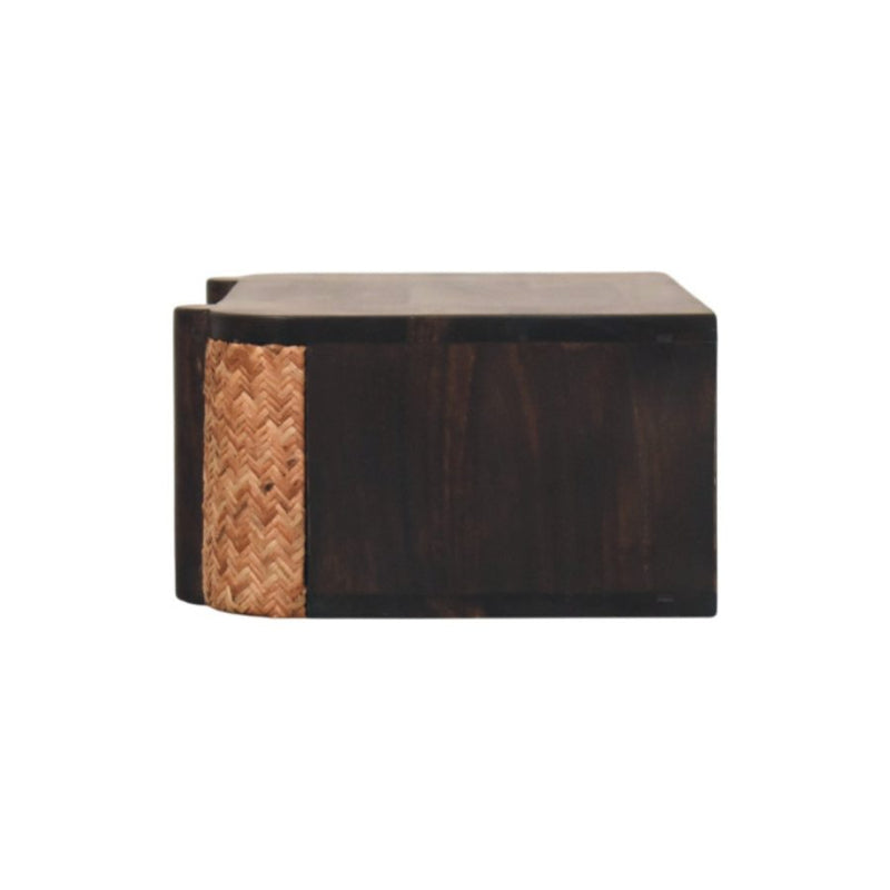 Cloud 9 Floating Bedside Single Drawer - Rattan