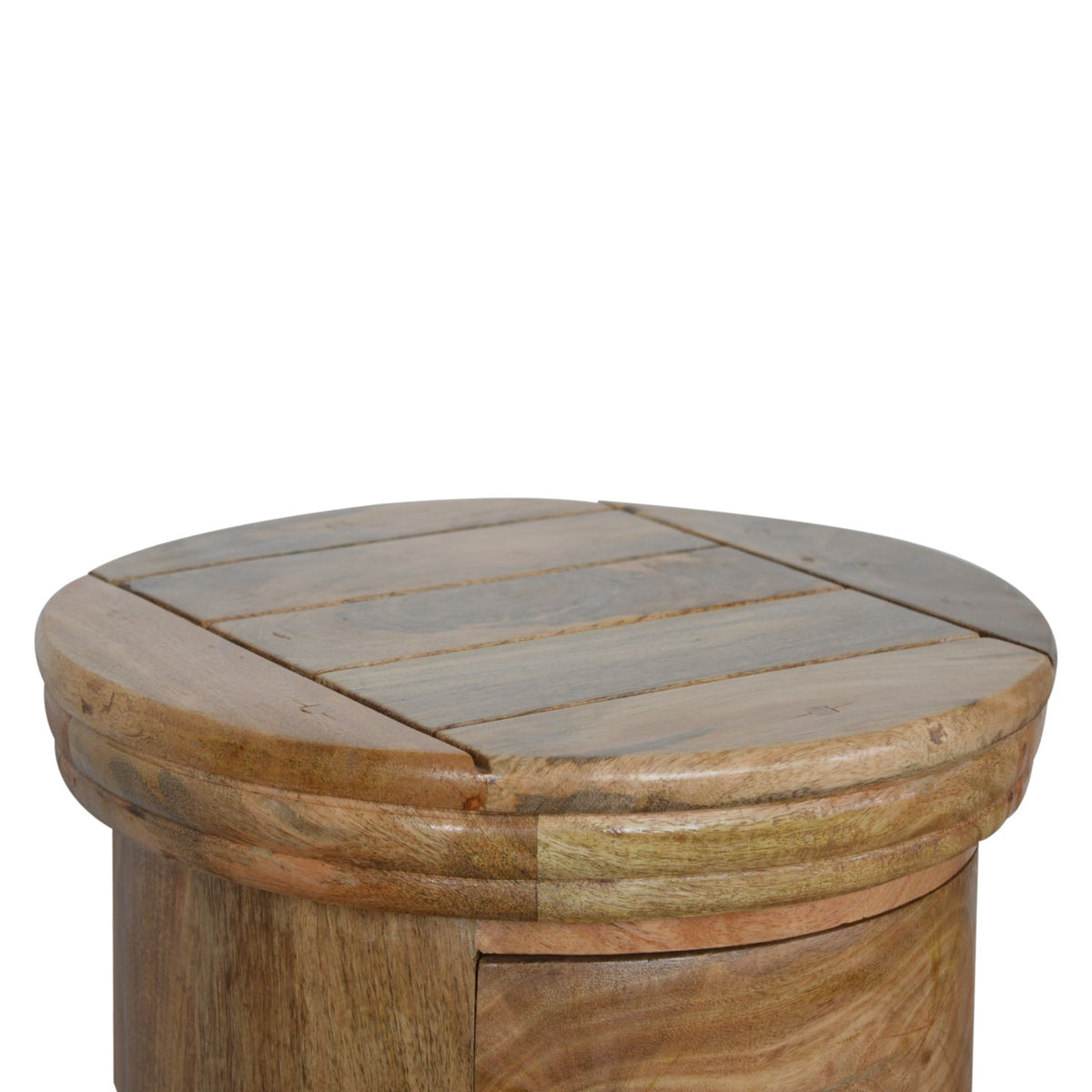 Full Moonlight Cylindrical Bedside Table