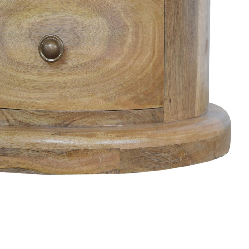 Full Moonlight Cylindrical Bedside Table