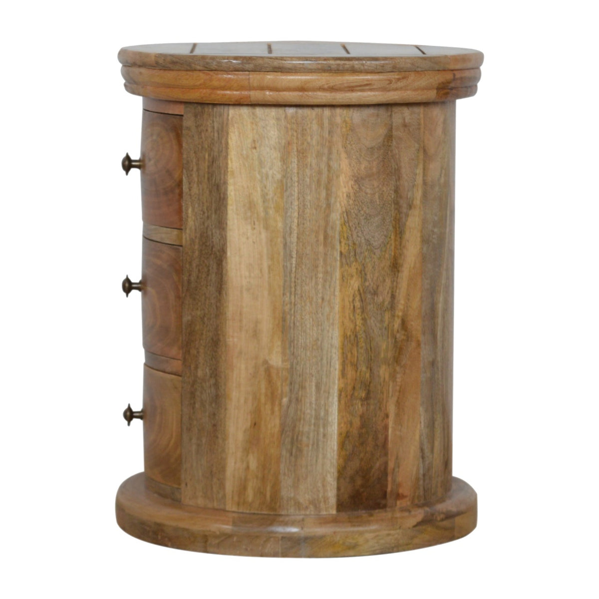 Full Moonlight Cylindrical Bedside Table