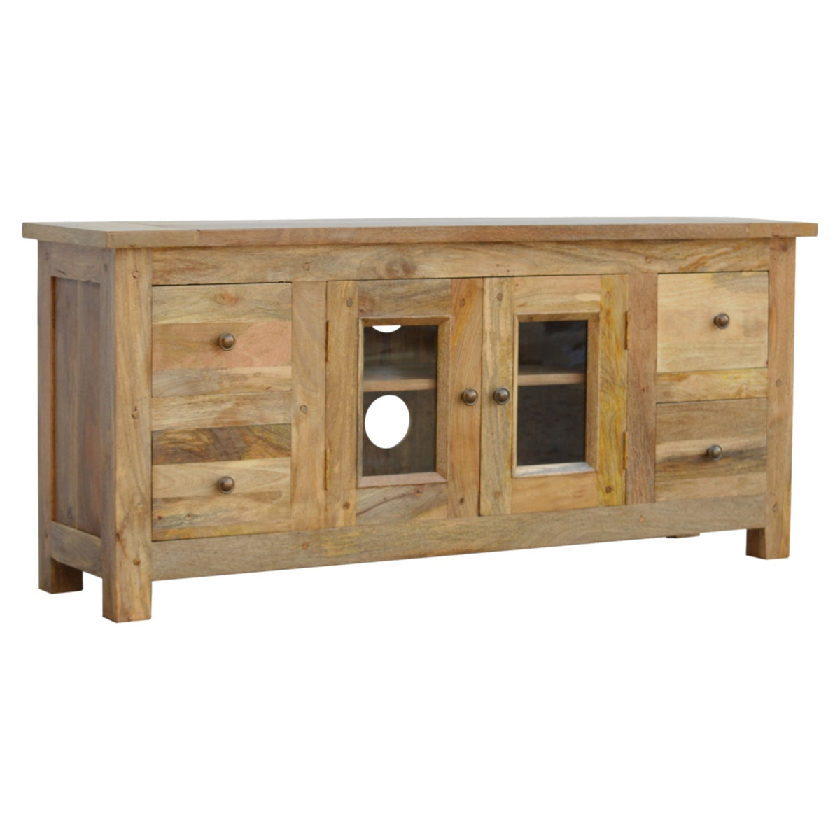 Solid Wood Clear Space Media Unit
