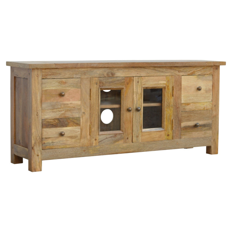 Solid Wood Clear Space Media Unit