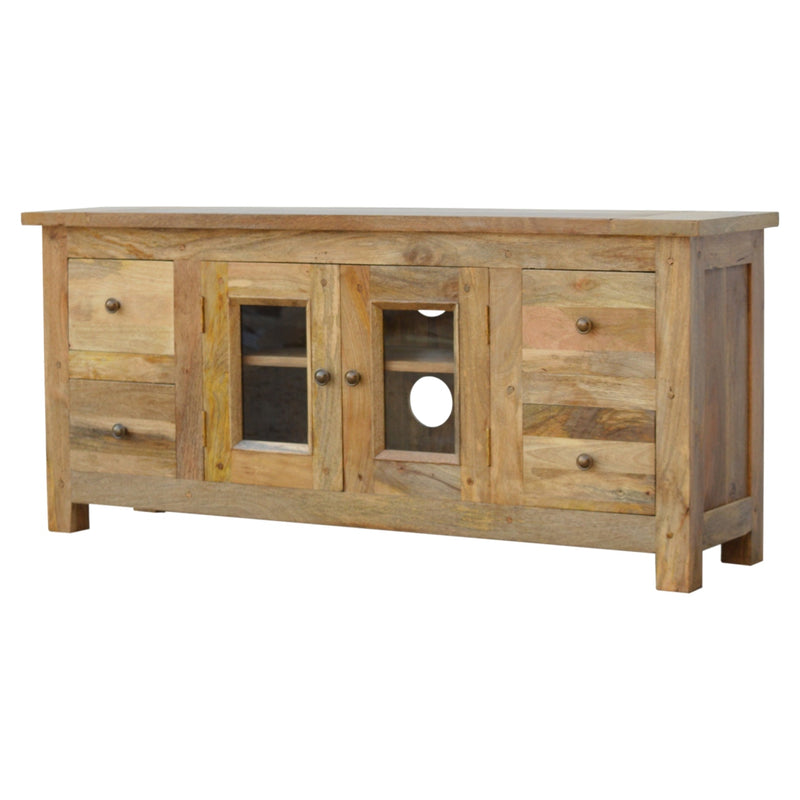 Solid Wood Clear Space Media Unit