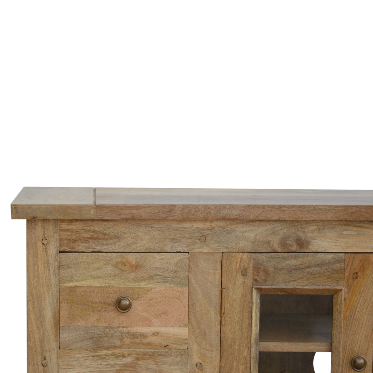Solid Wood Clear Space Media Unit