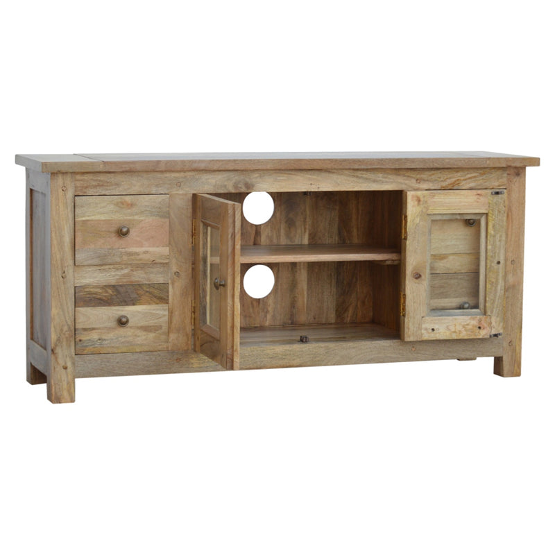 Solid Wood Clear Space Media Unit