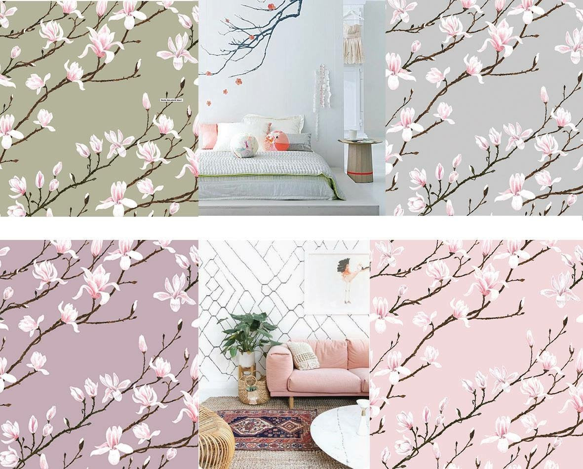 In Bloom Wallpaper and Fabric