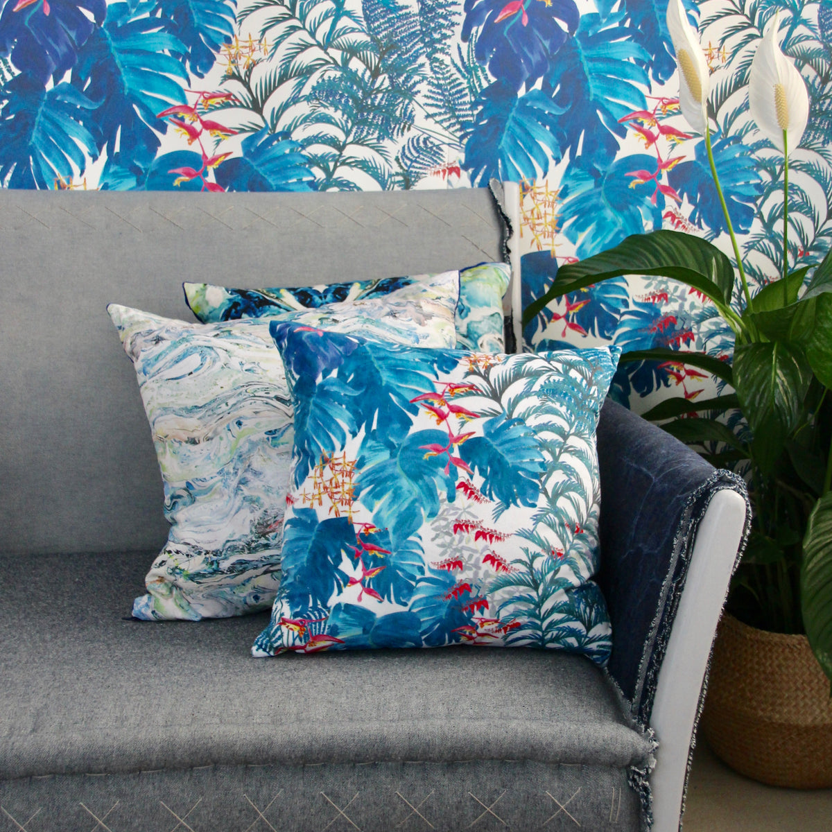 🌺 Tropical Paradise Cushions