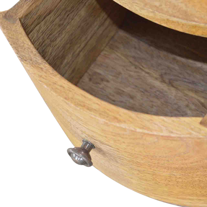 Full Moonlight Bedside Table