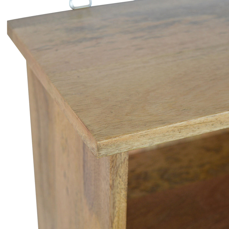 Floating Coat Rack with 3 Shelves