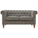 Multi Tweed 2 Seat Chesterfield