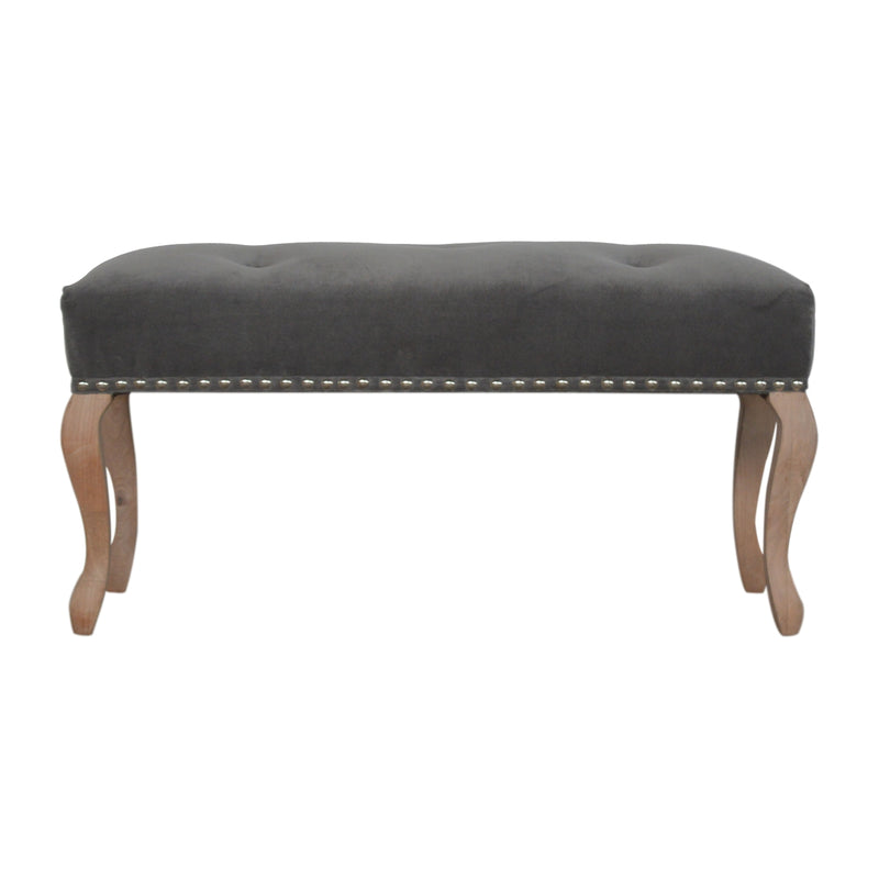 Renaissance Velvet Bench