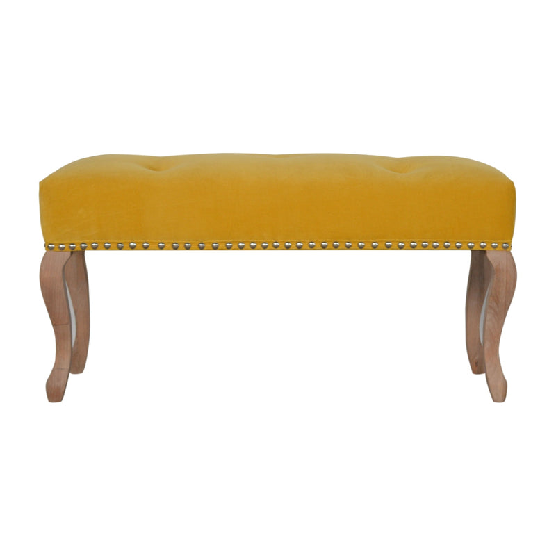 Renaissance Velvet Bench