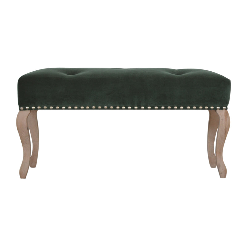 Renaissance Velvet Bench