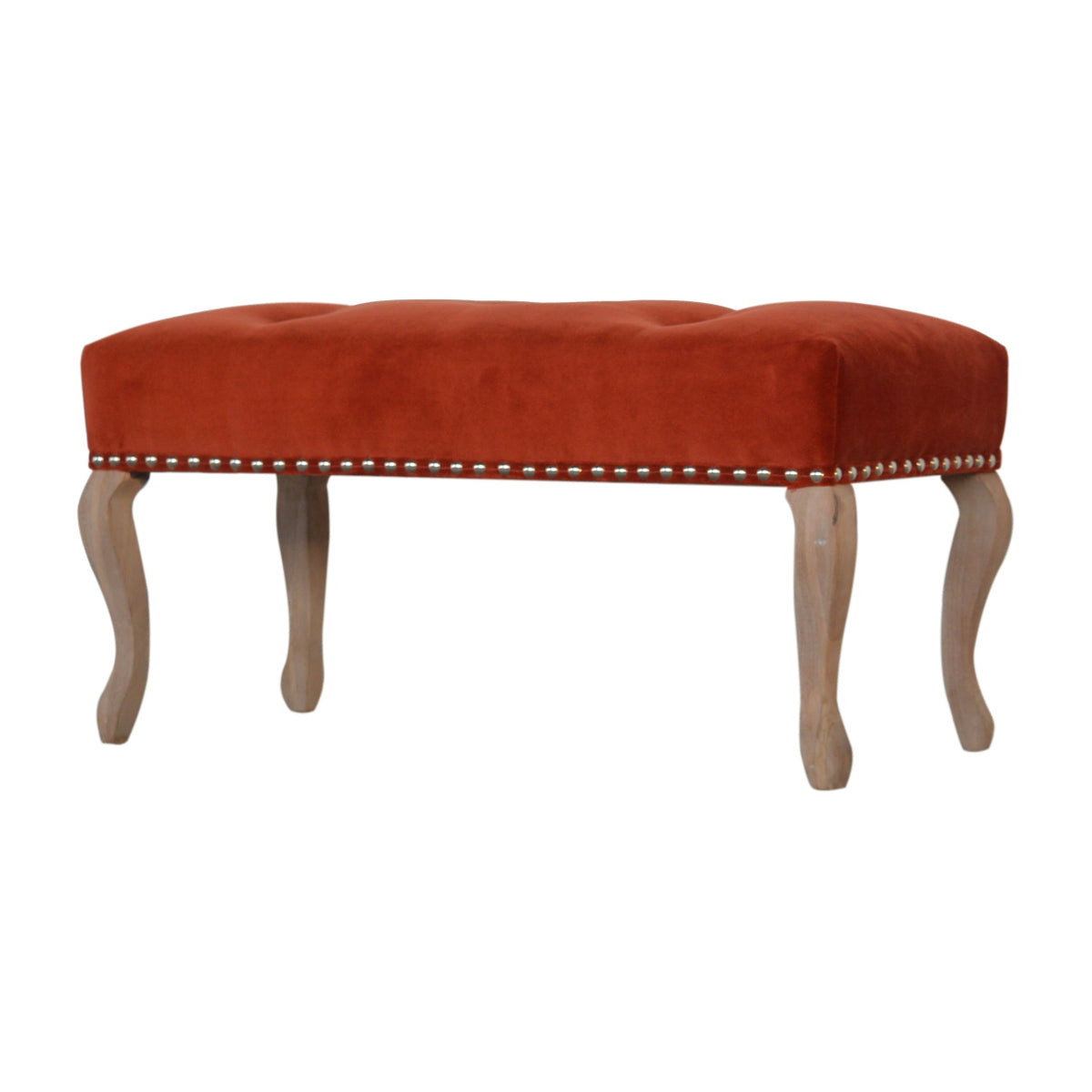 Renaissance Velvet Bench