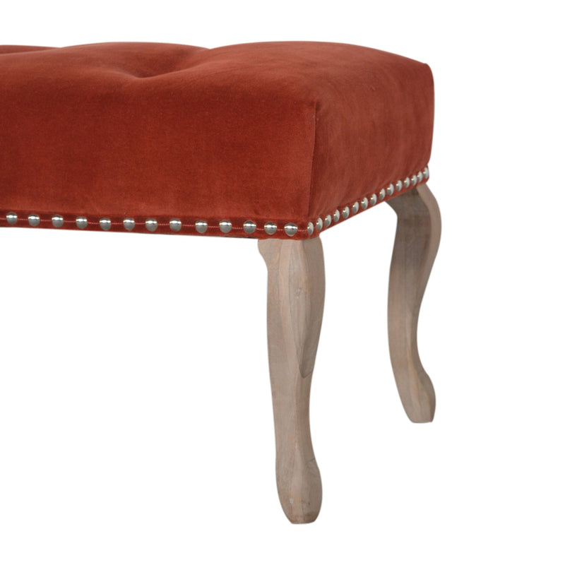 Renaissance Velvet Bench