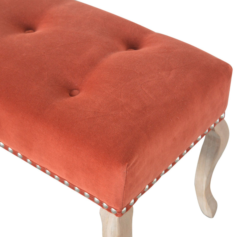 Renaissance Velvet Bench