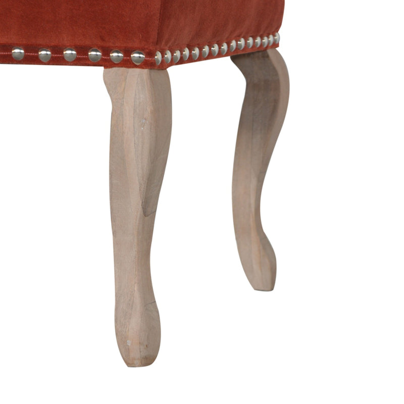 Renaissance Velvet Bench