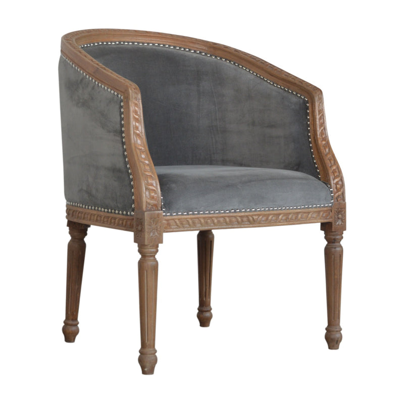 Velvet Occasional Chair- Choose Your Favourite Colour!