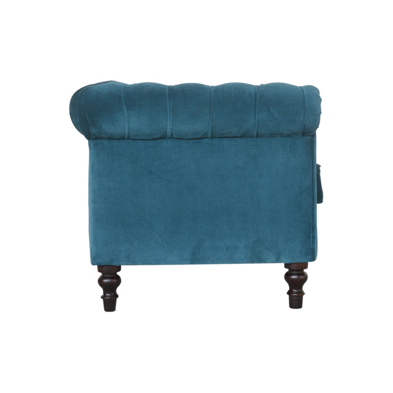 The Iconic Velvet Chesterfield Sofa - Teal