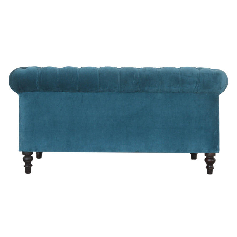 The Iconic Velvet Chesterfield Sofa - Teal