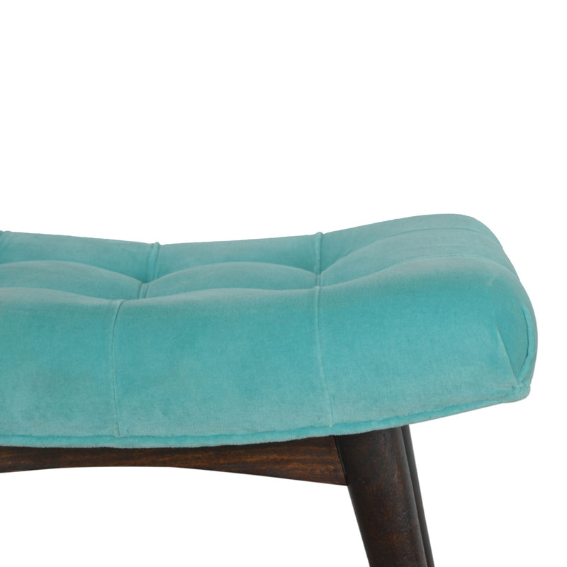 Velvet Eclipse Curved Seat - Choose Your Favourite Colour