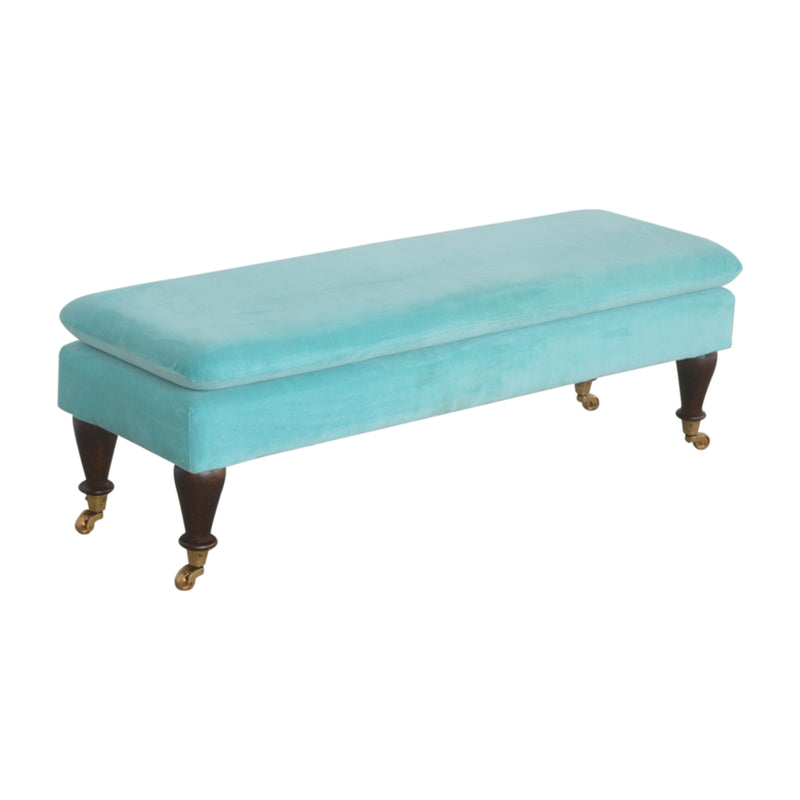 Velvet Glider Bench - Choose Your Favourite Colour