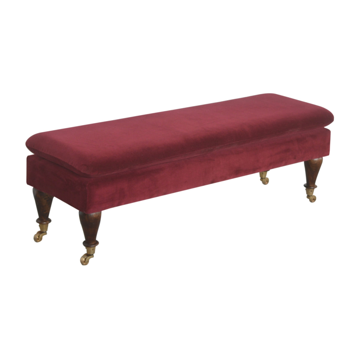 Velvet Glider Bench - Choose Your Favourite Colour