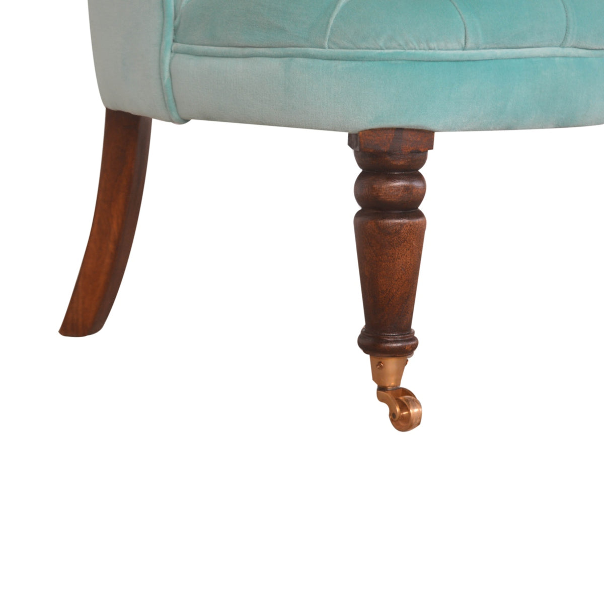 Velvet Mini Throne - Fresh Turquoise