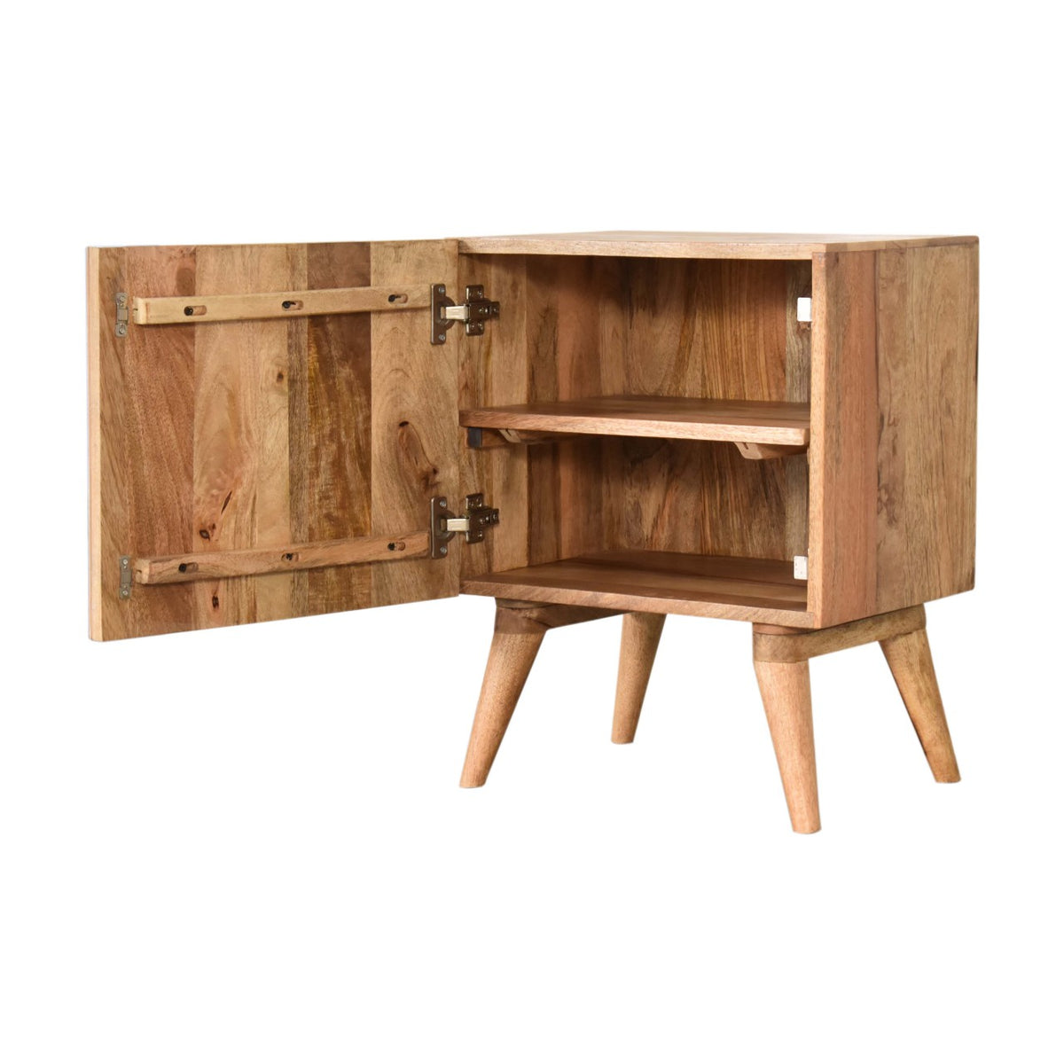 Tonal Coloured Geometric Cabinet or Bedside Table