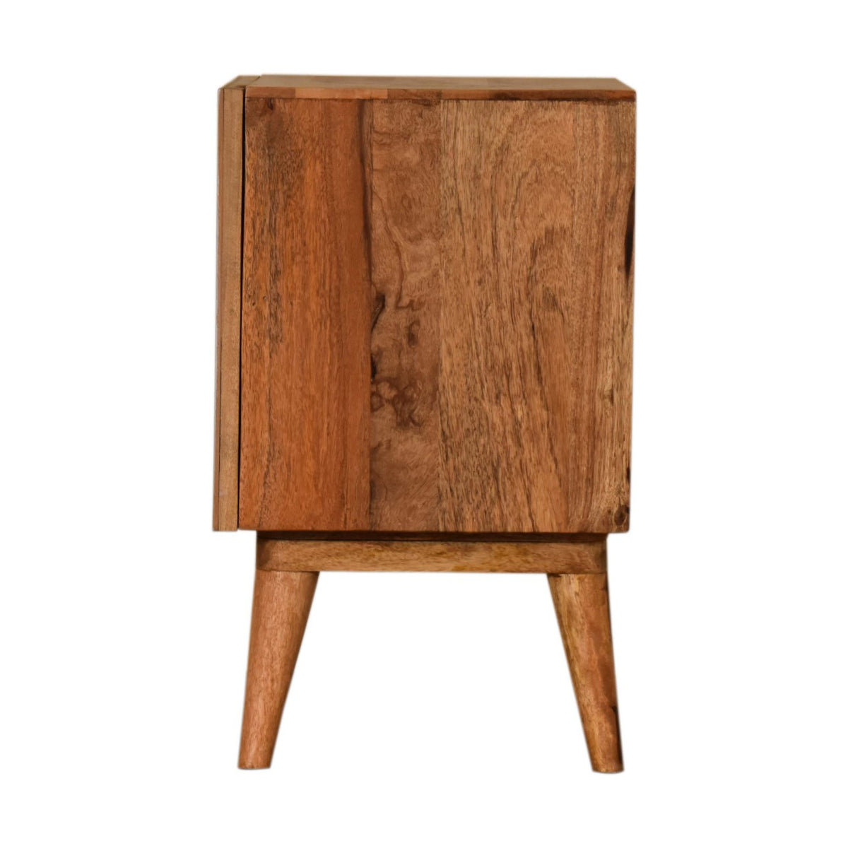 Tonal Coloured Geometric Cabinet or Bedside Table