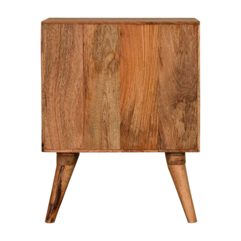 Tonal Coloured Geometric Cabinet or Bedside Table