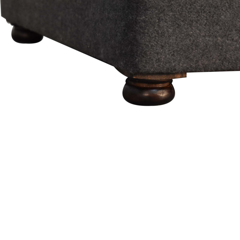 Tweed Button Pet Bed