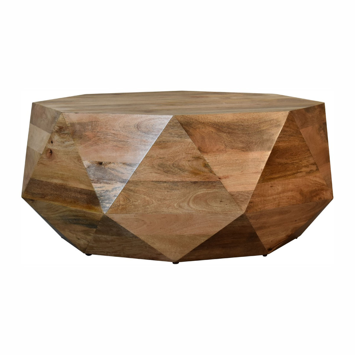 Geometric Wooden Coffee Table