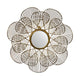 Golden Petal Mirror Frame