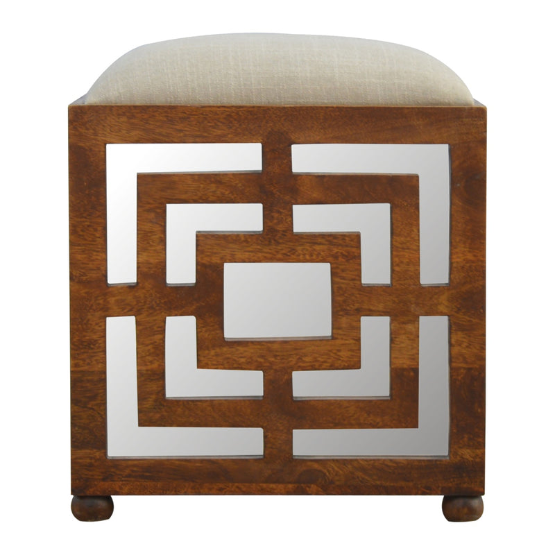 Linen Carved Seat