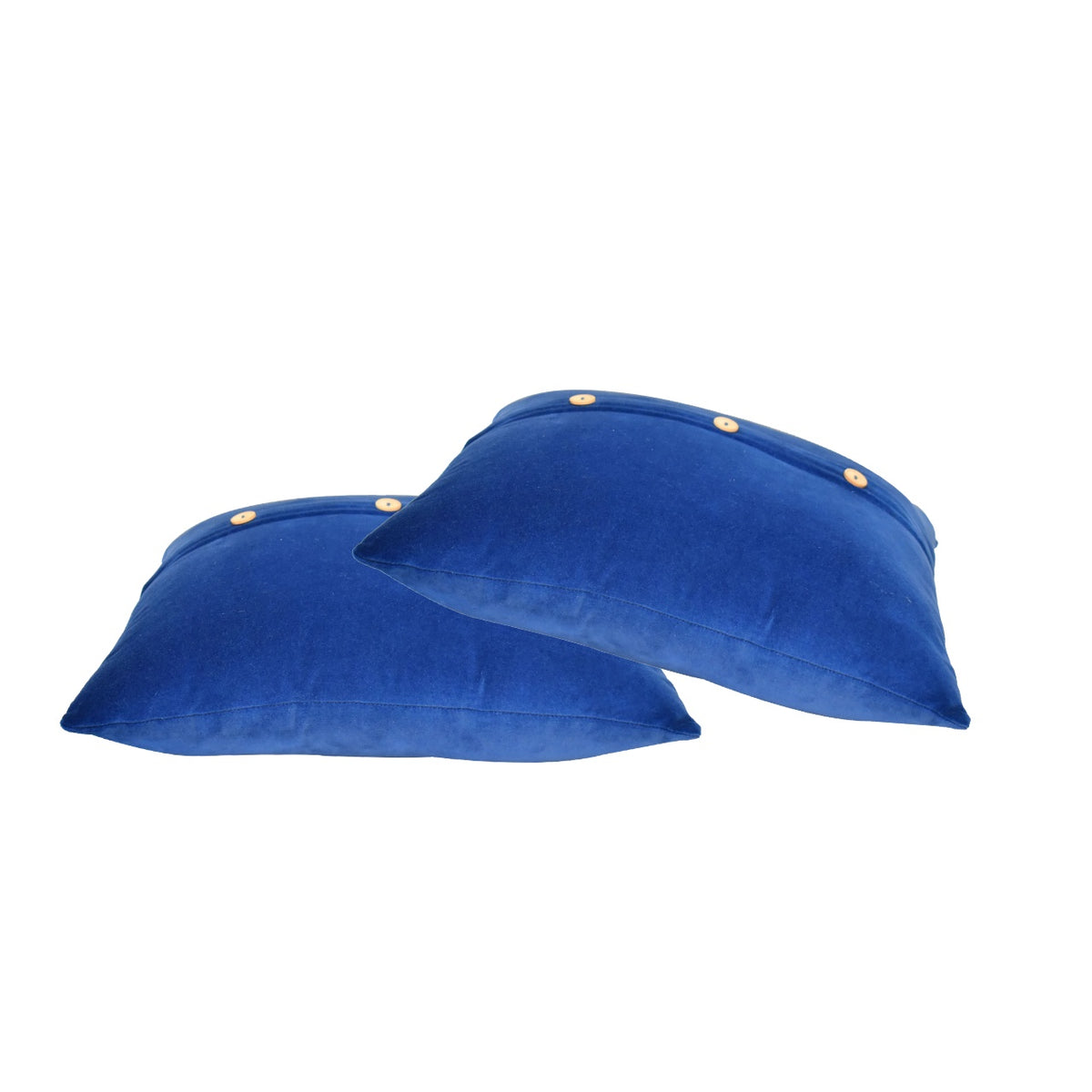 Velvet Nest Cushions -  Set of 2 - Royal Blue